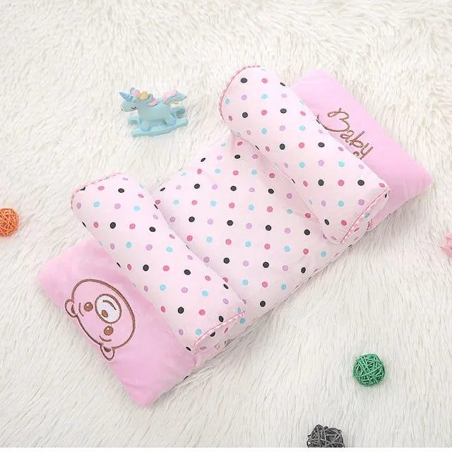 Soft Baby Pillow with Neck Support | Comfortable & Protective Sleep Cushion