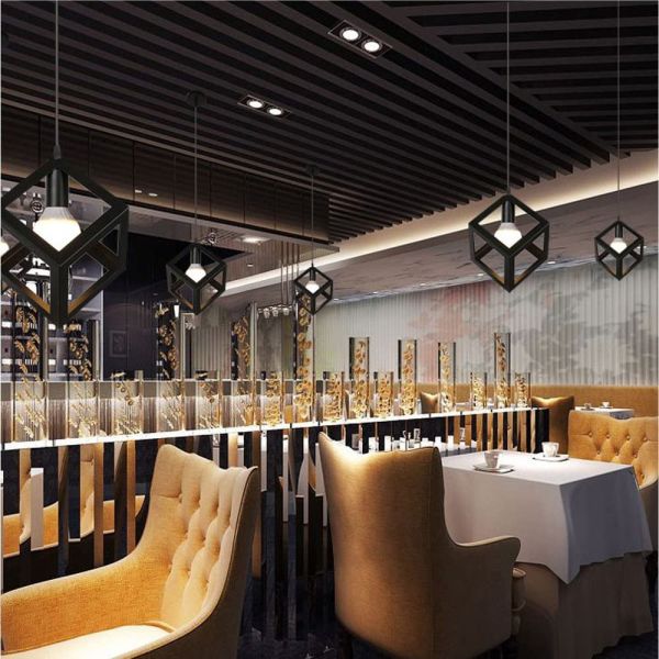 Triangle And Cube Hanging light