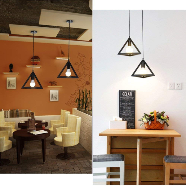Triangle And Cube Hanging light