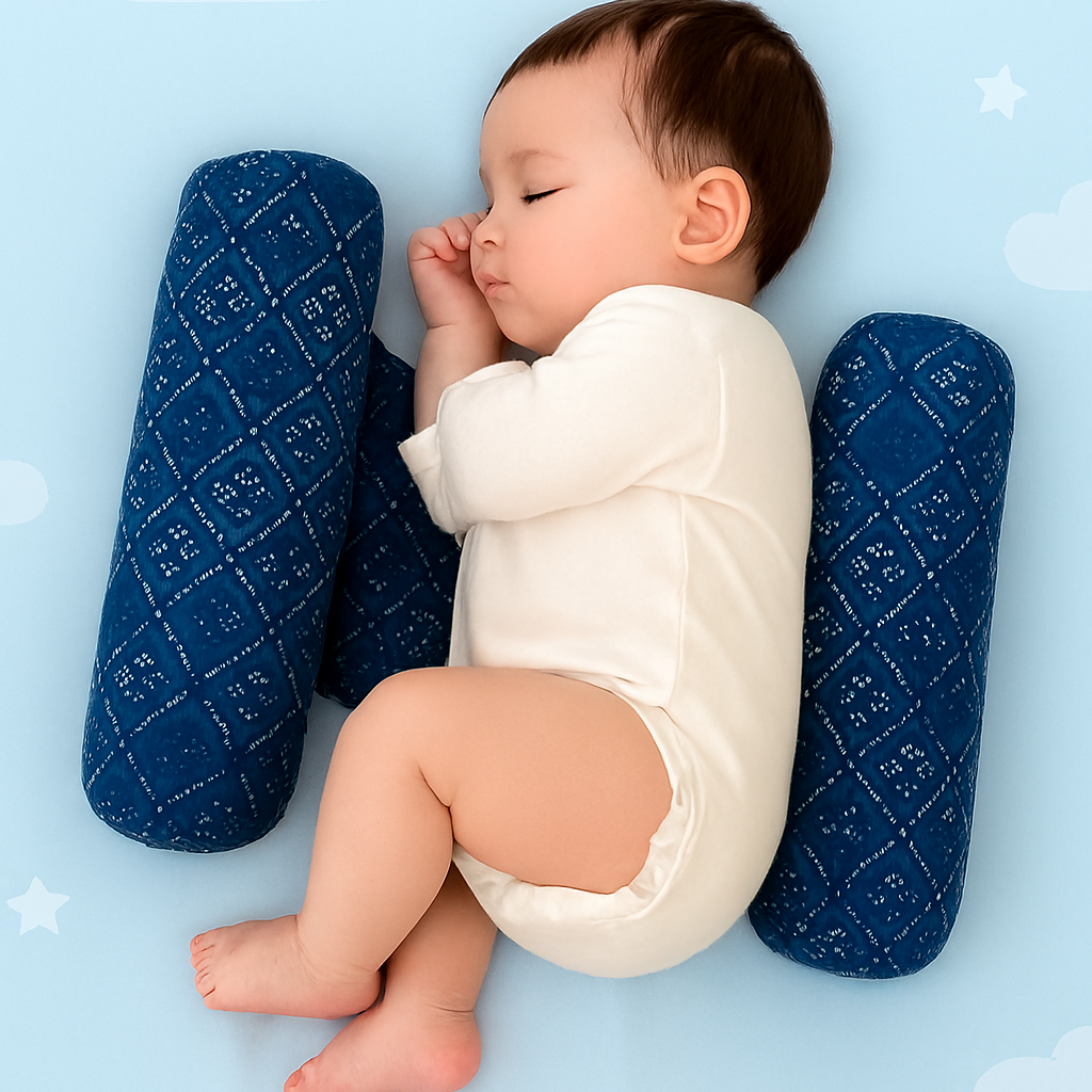 Soft Baby Pillow with Neck Support | Comfortable & Protective Sleep Cushion