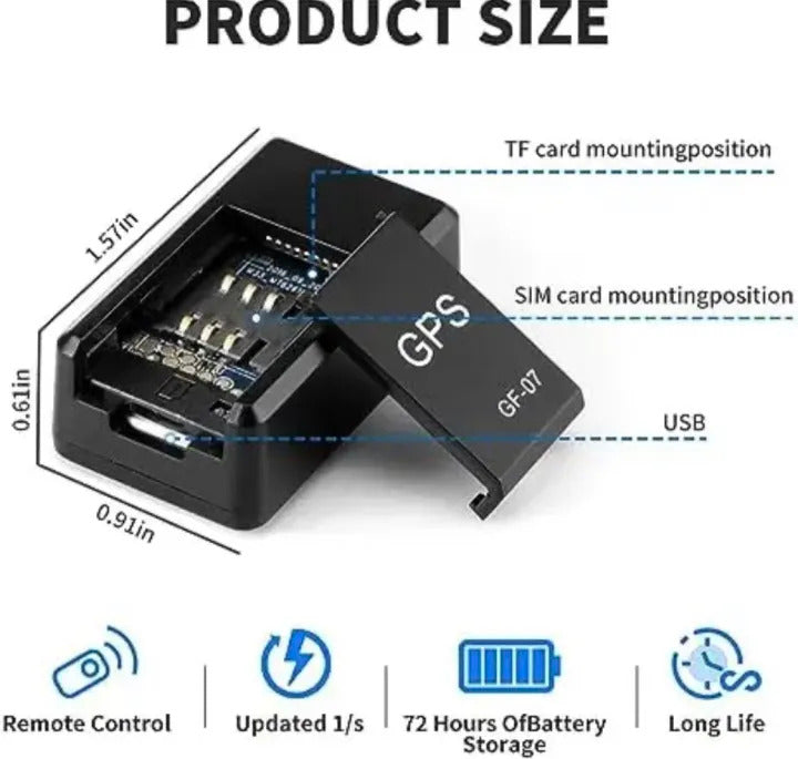 GF-07 Intelligent Mini Magnetic GPS Tracking Device