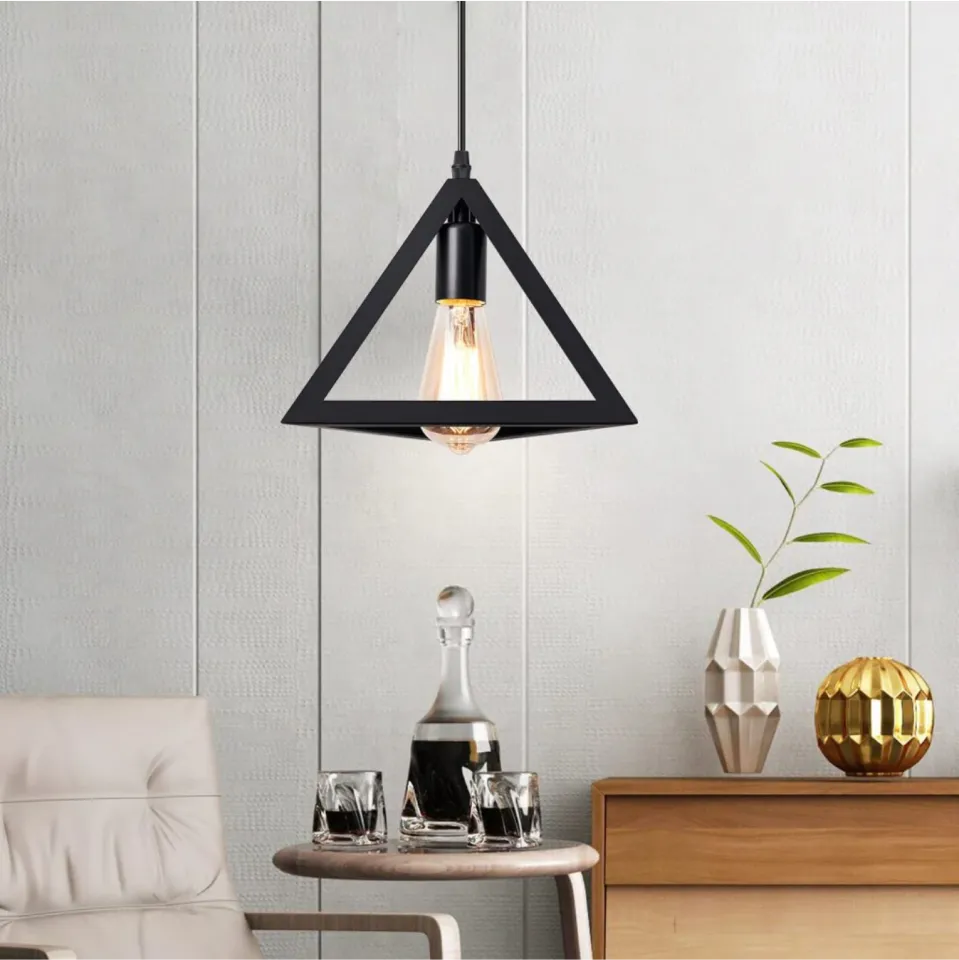 Triangle And Cube Hanging light