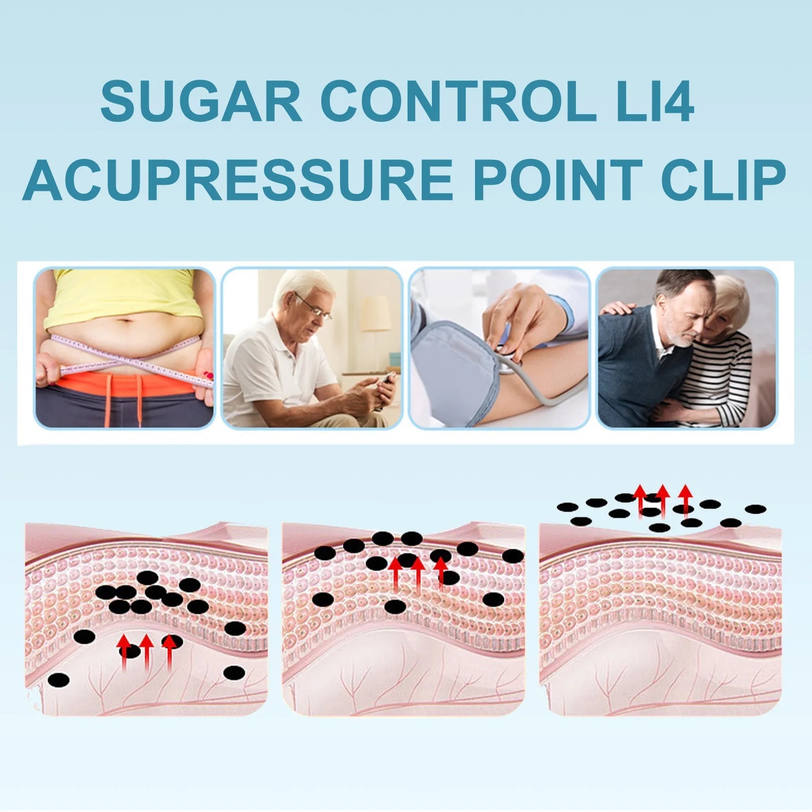 Sugar Control L14 Acupressure Point Clip