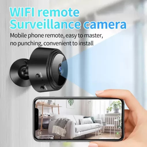 Mini WiFi 1080p HD Smart Security Camera | Wireless Video & Voice Recorder | 2MP Lens | Up to 128GB Support