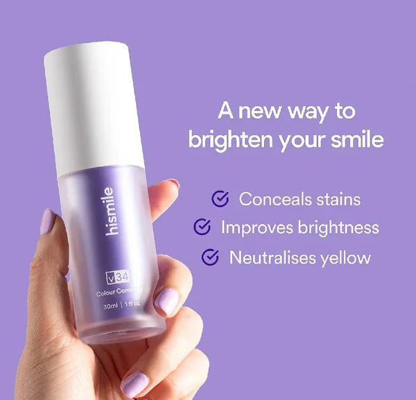 HiSmile V34 Colour Corrector Serum – Instant Teeth Whitening Solution