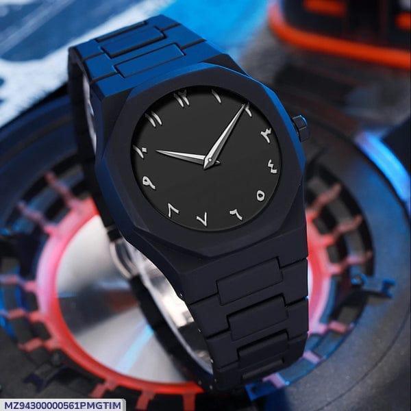 Arabic Aura Black Watch With Box Original